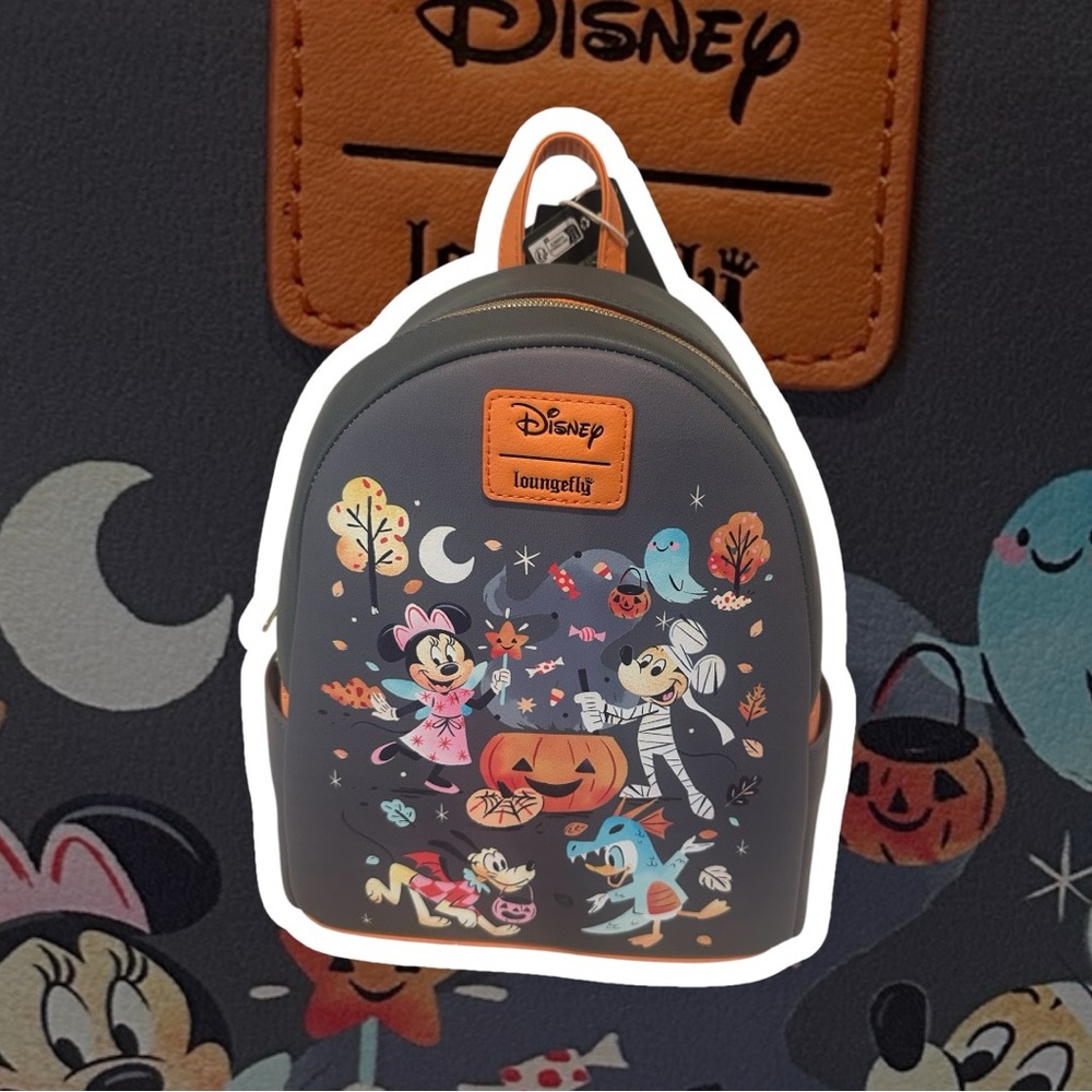 Brand New Loungefly Disney Halloween costumes backpack